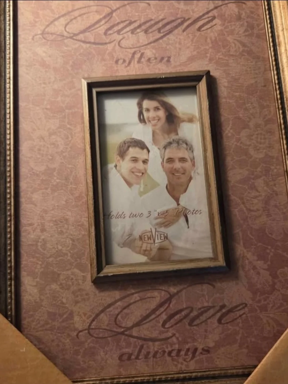 2009 New View Live Love Laugh Double Photo Frame NEW Sealed Kohl’s